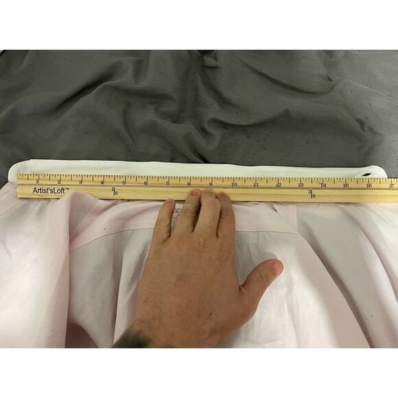 INDIVIDUALIZED SHIRTS Dress Shirt Pink‎ White Contrast Collar Spread Size 16 - Picture 11 of 12